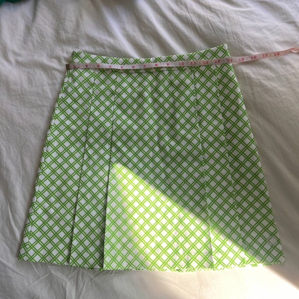 Tory Burch Sport Tech Twill Pleated Golf Skirt